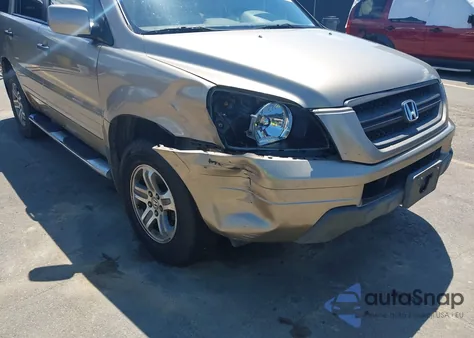 2005 Honda Pilot Ex-L from USA, damaged, VIN 5FNYF18615B014207